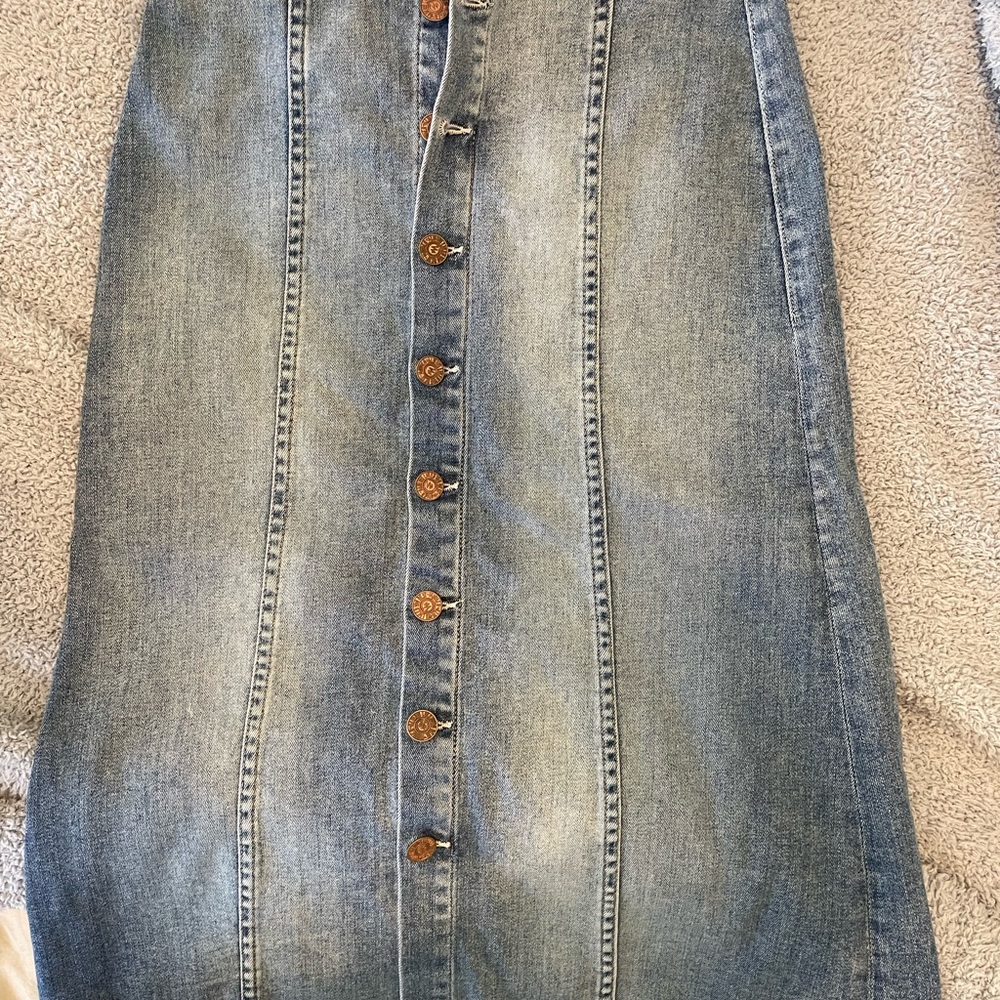 Mother denim skirt